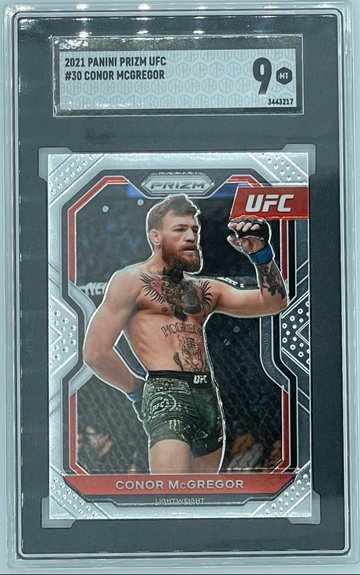 2021 Panini Prizm UFC #9 Conor Mcgregor SGC 9
