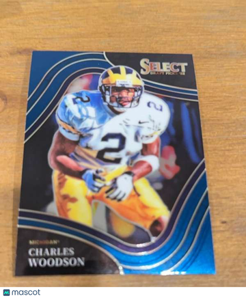2022 Panini Select Draft Picks - Blue (Retail Base) Charles Woodson #167