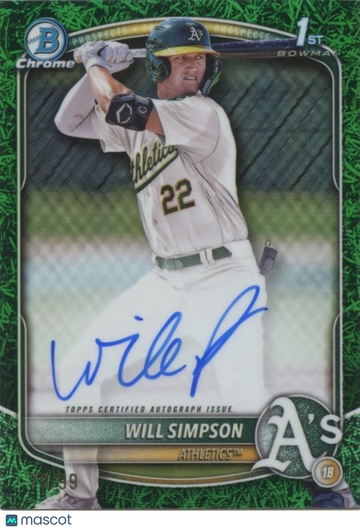 2025 Will Simpson Chrome Rookie Bowman