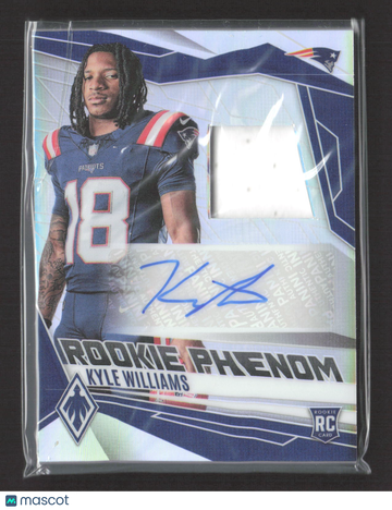 2025 Panini Phoenix Rookie Phenom Kyle Williams #RPJ-KWS RC 139/149 Memorabilia Auto