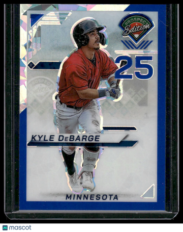 2025 Panini Prizm Prospect Edition Kyle DeBarge #92 Blue Ice /290