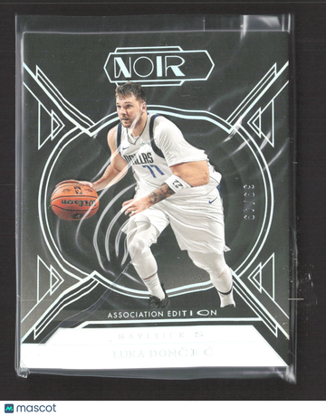 2025 Panini Noir Association Edition Luka Doncic #58