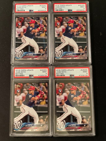 Juan Soto Lot x4 PSA