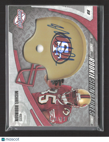 2006 Upper Deck Sweet Spot Sweet Spot Rookie Signatures Michael Robinson #216