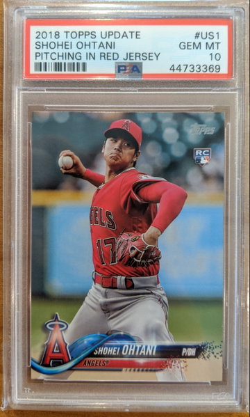 2018 Topps Update US1 Shohei Ohtani RC Rookie