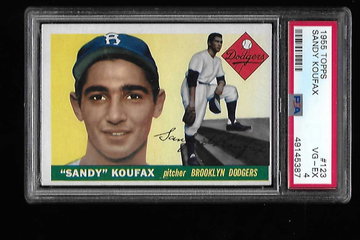 1955 Topps Sandy Koufax PSA 4