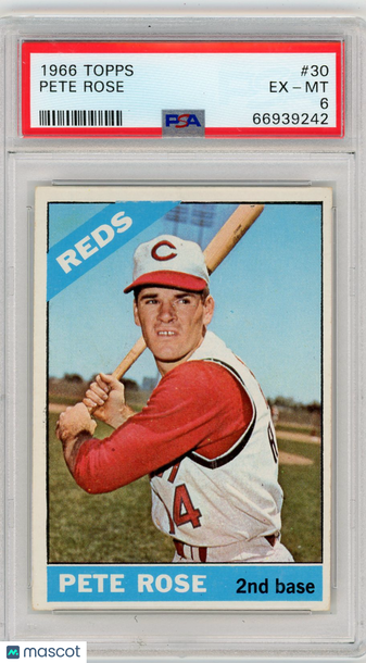1966 Topps Pete Rose #30 PSA 6