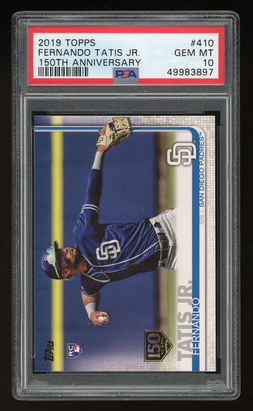 2019 Topps Fernando Tatis Jr #410 150th Anniversary