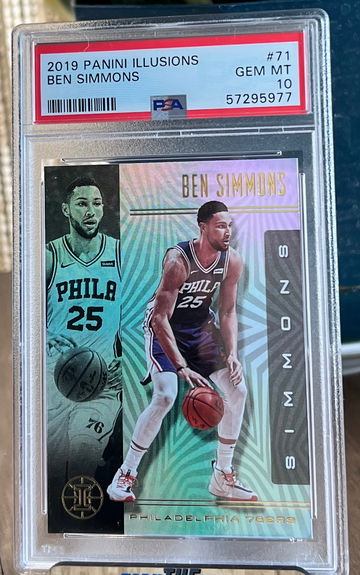 2019 Panini Illusions #71 Ben Simmons Philadelphia 76ers Nets PSA 10 Gem Mint 🔥