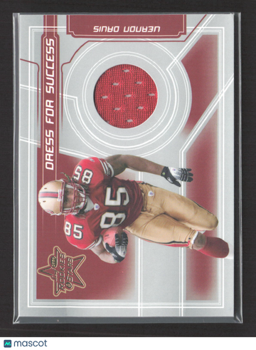 2006 Donruss Playoff Rookies & Stars Dress for Success Vernon Davis #DS-18 Jersey Patch
