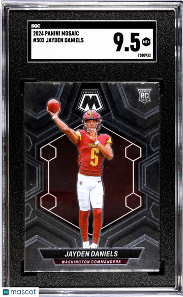 2024 Panini Mosaic Jayden Daniels #302 SGC 9.5