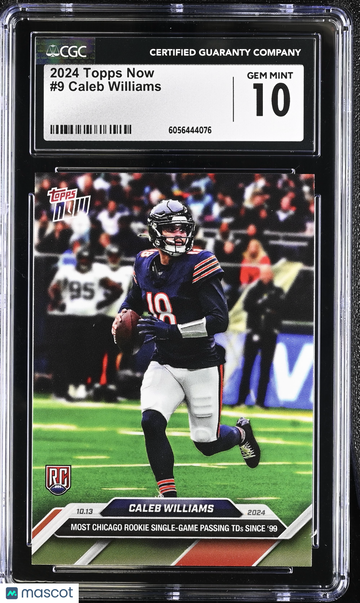 2024 Topps Now Caleb Williams #9 CGC 10