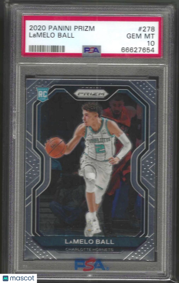 2020 Panini Prizm Lamelo Ball #278 PSA 10