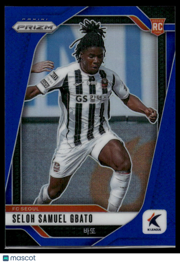 2025 Panini Prizm Seloh Samuel Gbato #45 Blue Prizm /75 RC