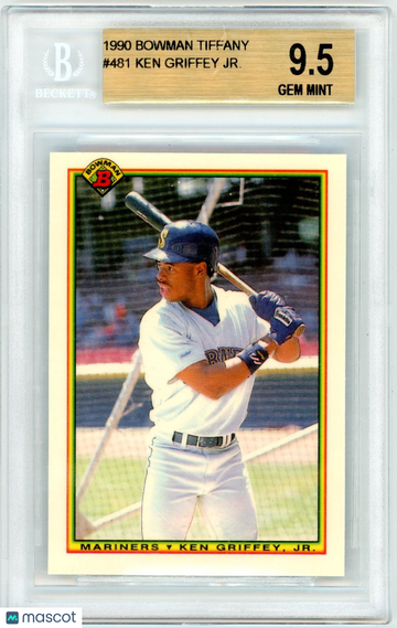 1990 Bowman Tiffany Ken Griffey Jr. #481 BGS 9.5