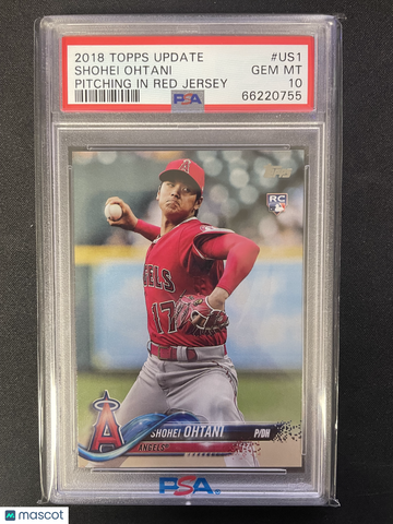 2018 Topps Update Shohei Ohtani #US1 PSA 10