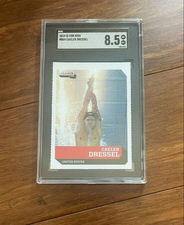 2019 SI For Kids Caeleb Dressel Rookie #864 SGC 8.5 Sports Illustrated Olympics