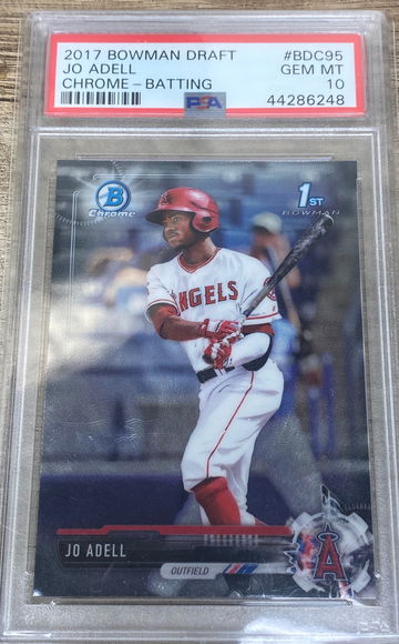 2017 Bowman Chrome Jo Adell BDC95 PSA 10