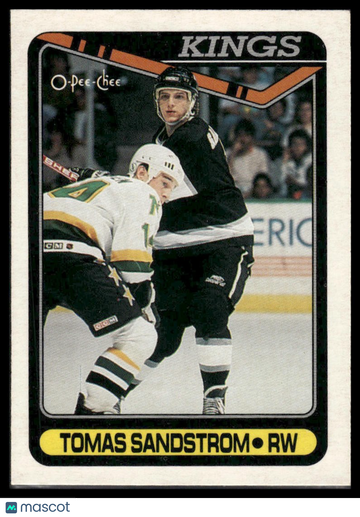 1990-91 O-Pee-Chee Tomas Sandstrom #301