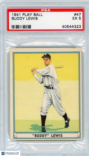 1941 Play Ball Buddy Lewis #47 PSA 5