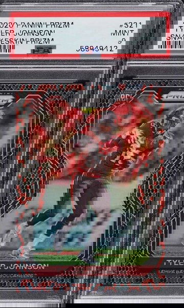 Tyler Johnson - 2020 Prizm #321 - Snakeskin SSP PSA 9 Mint - None Graded Higher