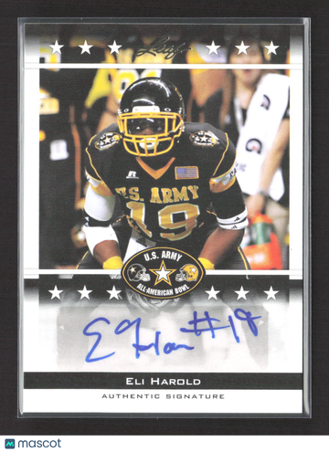 2012 Leaf U.S. Army All-American Bowl Eli Harold #BA-EH1 Auto