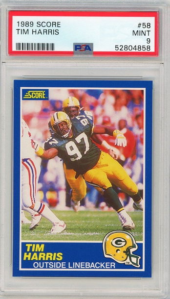 1989 Score Tim Harris #58 PSA 9 P1230