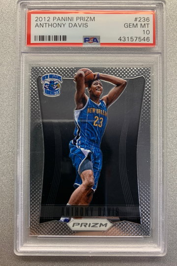 ANTHONY DAVIS 2012 PANINI PRIZM ROOKIE PSA 10 GEM MINT