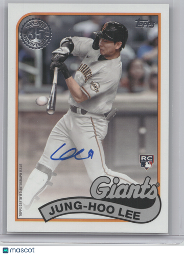 2024 Topps (1989 Topps Autograph) Jung-Hoo Lee #89BA2-JHL RC