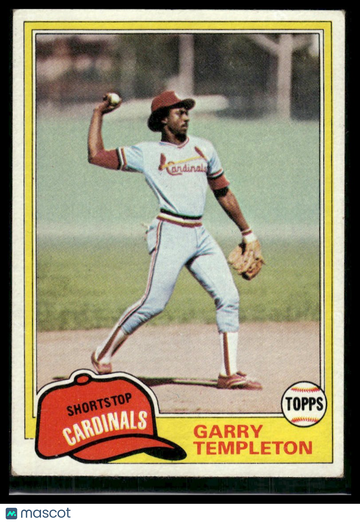 1981 Topps Garry Templeton #485