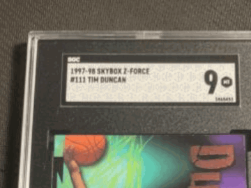 1997-98 Z-Force Tim Duncan Rookie