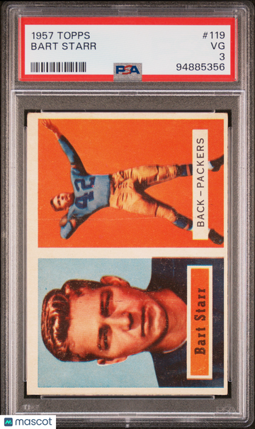 1957 Topps Bart Starr #119 PSA 3