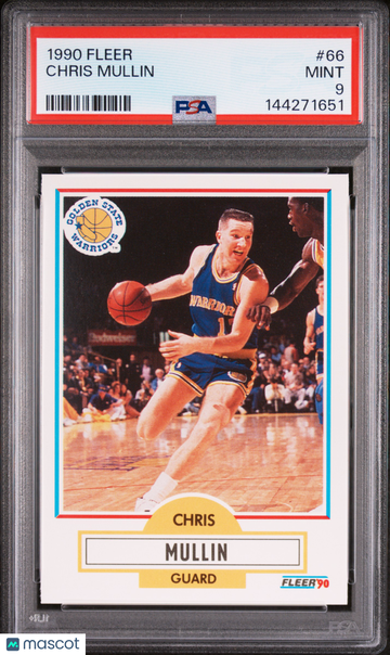 1990 Fleer Chris Mullin #66 PSA 9