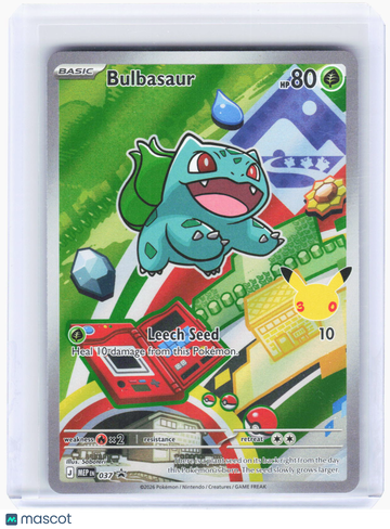 Mega Evolution Prom Cards Bulbasaur Foil Black Star Promo #MEP EN 037