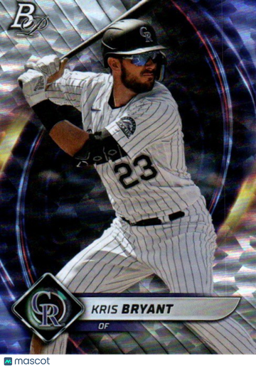2022 Bowman Platinum Kris Bryant #20 Ice Foilboard