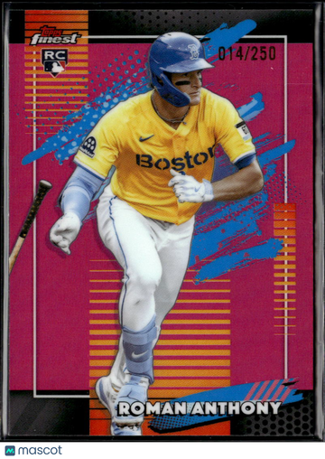 Roman Anthony 2026 Topps Finest RC Pink /250 Boston Red Sox