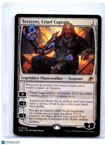 Edge of Eternities Tezzeret, Cruel Captain Nonfoil Mythic #0002