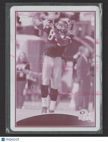 2009 Topps Football Josh Morgan #104 Magenta Printing Plate /1 Printing Plate