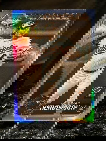 2024 Topps Chrome #36 GUNNAR HENDERSON Sepia Refractor Rookie Cup Orioles