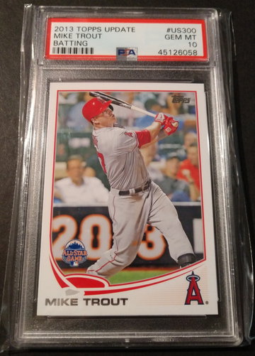 2013 Topps Update Mike Trout PSA 10 #US300