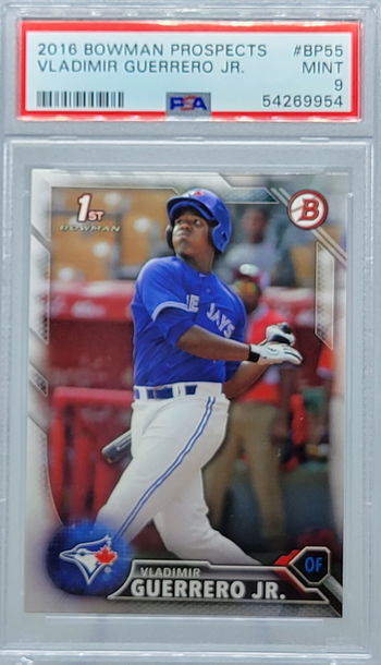 2016 BOWMAN PROSPECTS #BP55 VLADIMIR GUERRERO JR. PSA 9