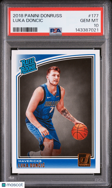 2018 Panini Donruss Luka Doncic #177 PSA 10