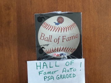 Historic autograph ball of fame 
