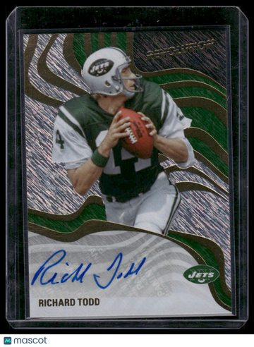 2025 Panini Revolution Football Storm Richard Todd #RSA-RTD Storm Panini Authentic