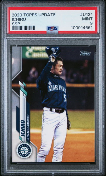 2020 Topps Update Ssp Ichiro #U121 PSA 9