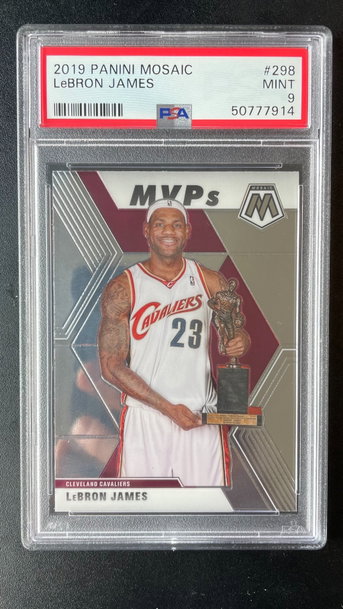 2019 Mosaic Lebron James PSA 9