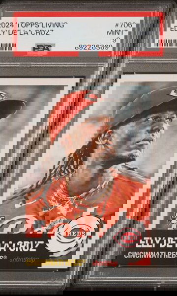 2024 Topps Living Elly De La Cruz #706 Cincinnati Reds Rookie RC PSA 9