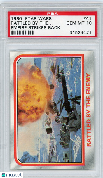 1980 Star Wars Empire Strikes Back Rattled By The.. . #41 PSA 10