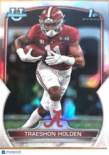 2022 Bowman University Chrome - Refractor Traeshon Holden #18