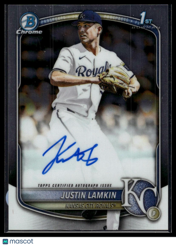 2025 Bowman Draft Justin Lamkin #CPA-JLA Chrome Prospect Autographs AU